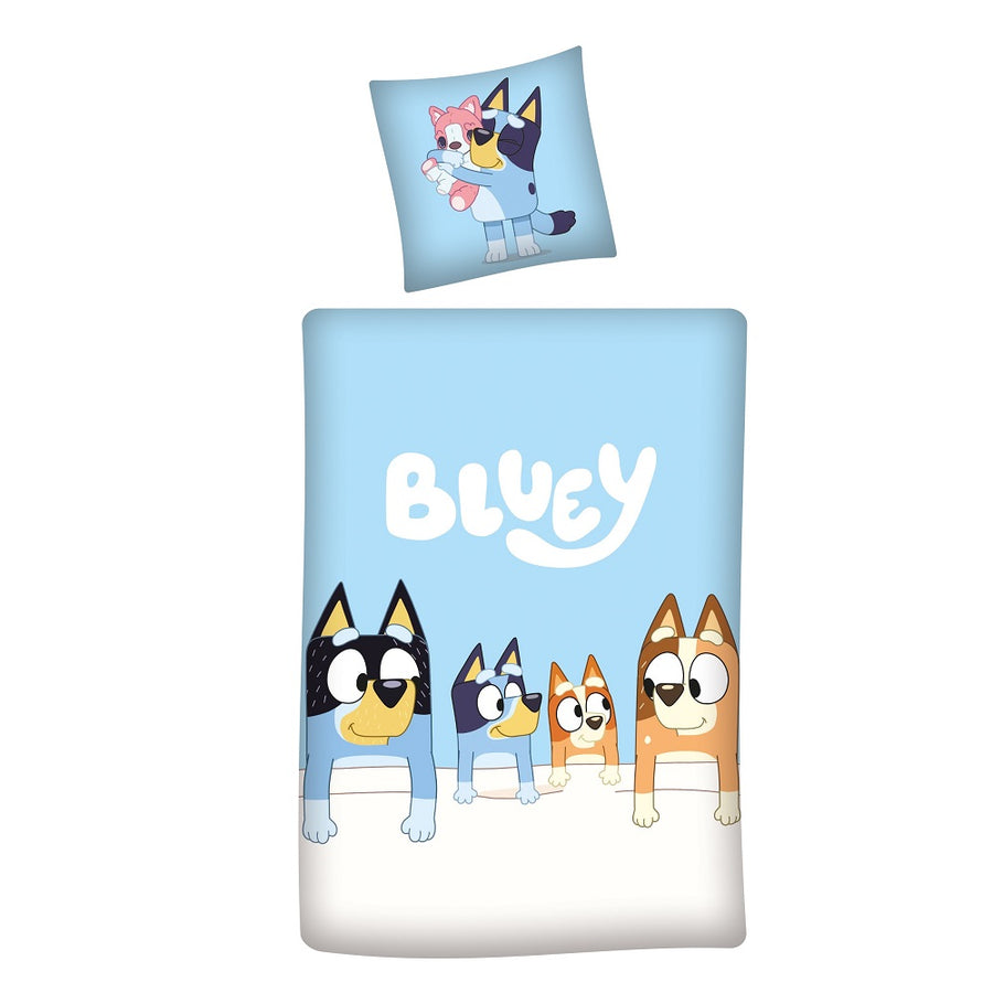 Bluey Bettwäsche 135x200 cm Kinderbettwäsche für Mädchen und Jungen