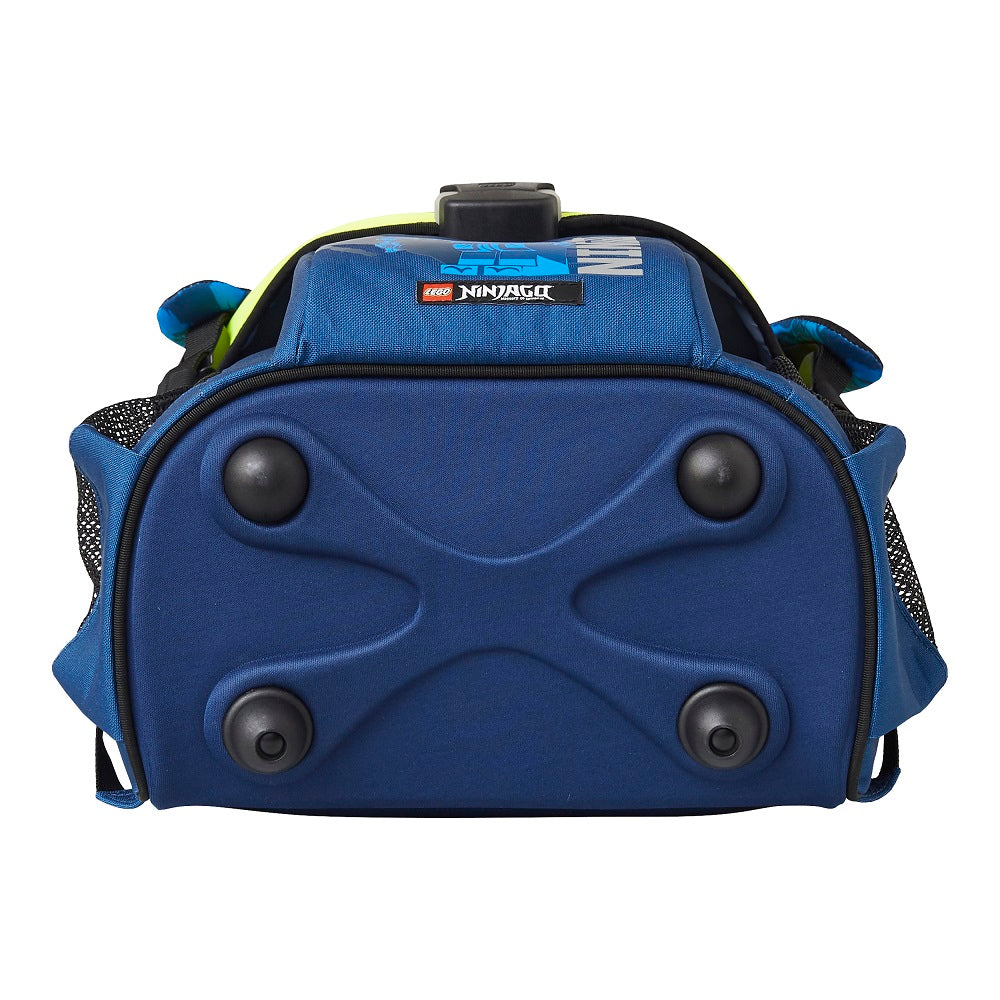 Blauer Lego Ninjago Schulranzen mit Jay stabiler Boden
