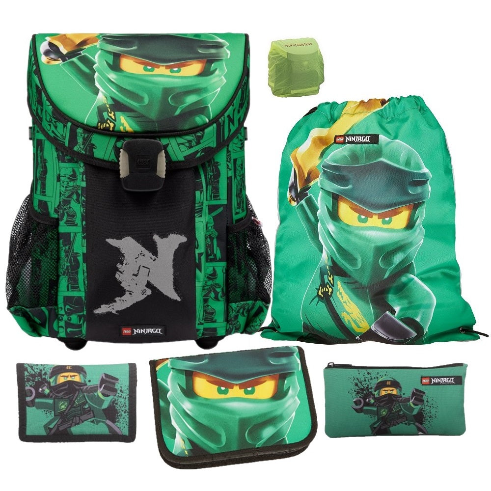 Ninjago Schulranzen Set Lego Easy mit Federmappe und Turnbeutel