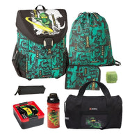 Lego Ninjago Schulranzen Set Easy Green Lloyd mit Sporttasche