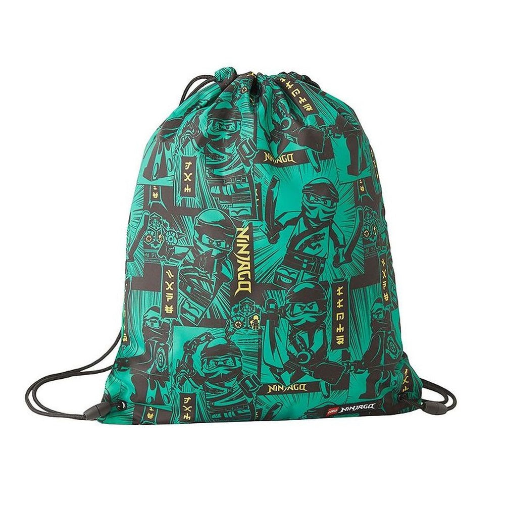 Lego Ninjago Schulranzen Set Easy Green für die 1. Klasse · Schultasche für Jungen Ultra-Leicht & Geräumig