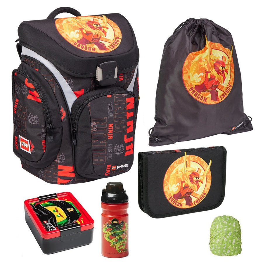 Lego Ninjago Explorer Premium Schulranzen Set mit Federmappe und Turnbeutel