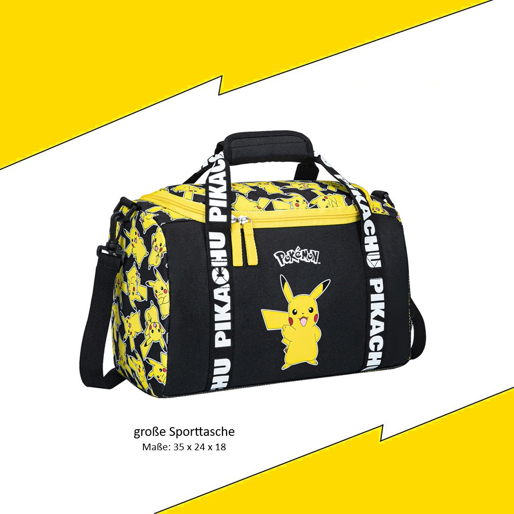 Pokemon Sporttasche mit Pikachu Motiv