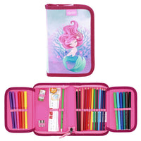 Meerjungfrau Federmappe gefüllt