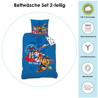 Kinderbettwäsche Paw Patrol 135x200 Ready for Action