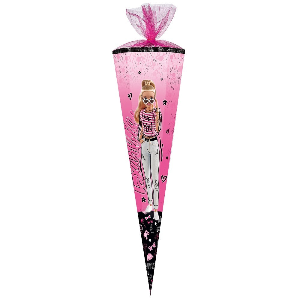 Nestler Schultüte Barbie Zuckertüte 85 cm Groß mit Tüllverschluss