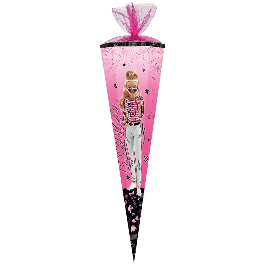 Nestler Schultüte Barbie Zuckertüte 85 cm Groß mit Tüllverschluss