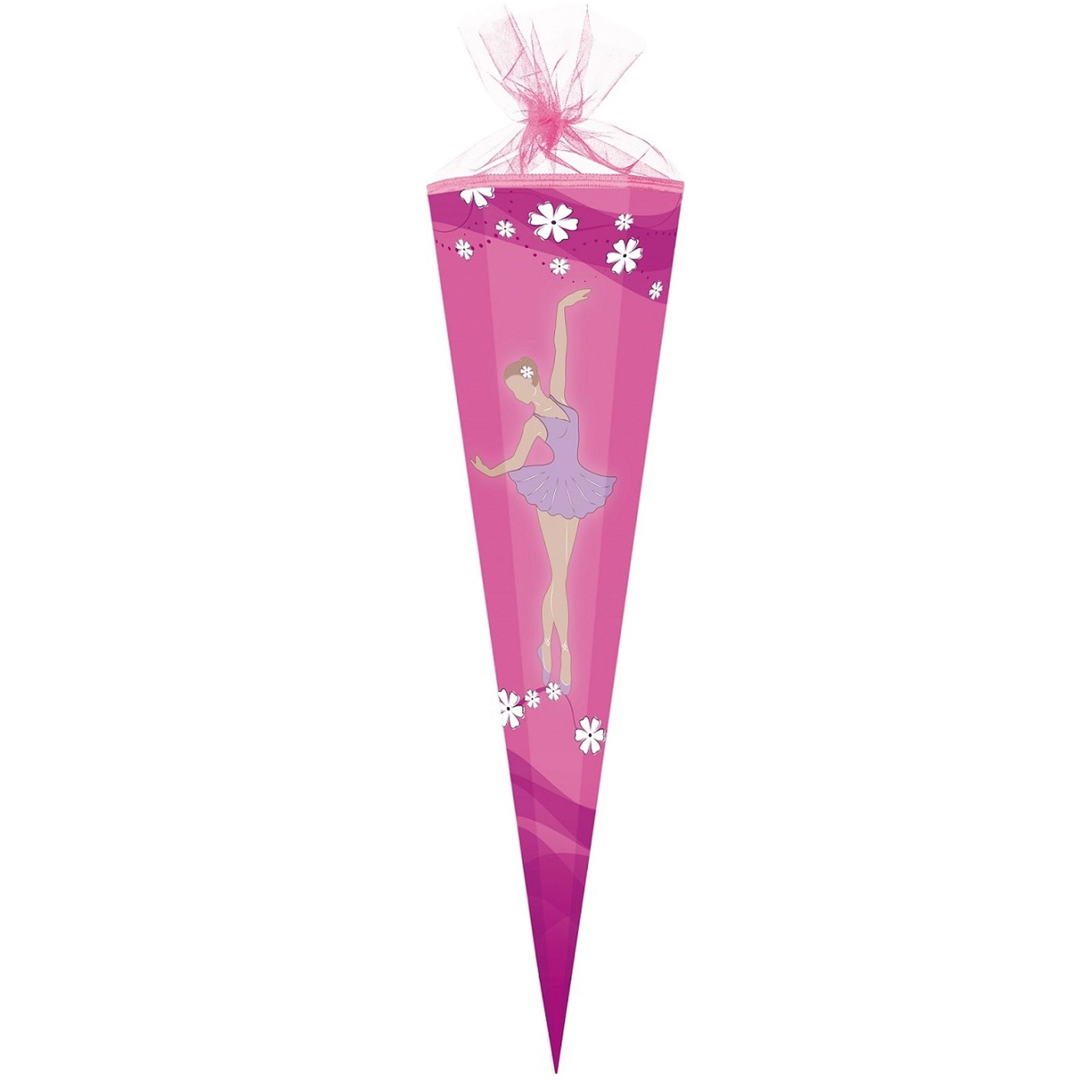 Nestler Schultüte / Zuckertüte 85cm Ballerina Ballett Tänzerin