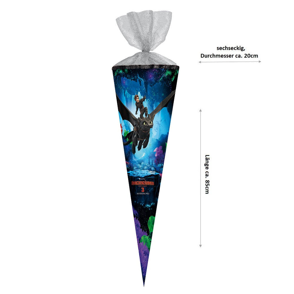 Große Schultüte Zuckertüte Motiv Drachenzähmen 3