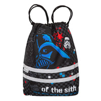 Star Wars Turnbeutel Sportbeutel schwarz mit rot und blau Akzenten