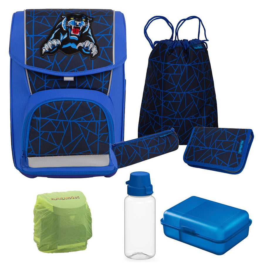 McNeill Schulranzen Wild Panther Schultasche 1. Klasse Blau
