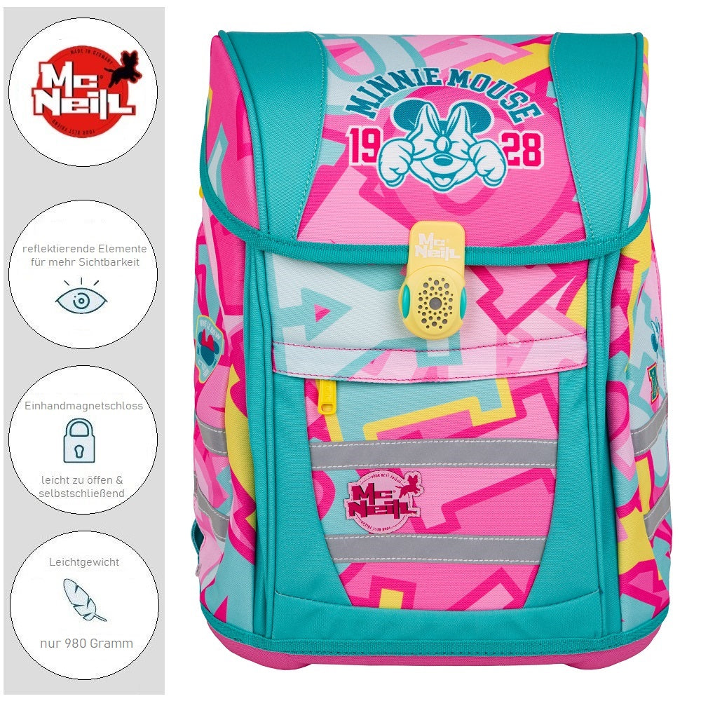 McNeill Schulranzen 1. Klasse Teneris Disney Edition Minnie Maus