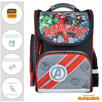 Avengers Schulranzen für Jungen Seite links mit Reißverschluss-Fach