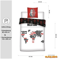 Jungsbettwäsche 135 x 200 cm Kissenbezug 80 x 80 cm Bettzeug 2-teilig