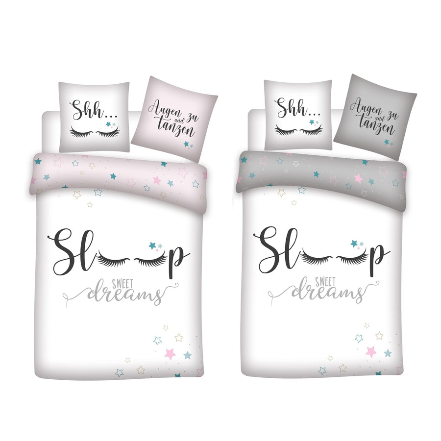 Sweet Dreams Bettwäsche 135x200 für Teenager Jugendliche Mädchen