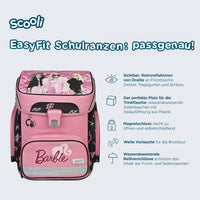 Barbie Schulranzen-Set ergonomischer Tornister Rosa