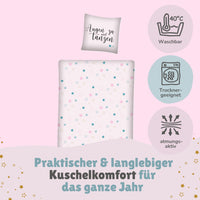 Sweet Dreams Bettwäsche 135x200 für Teenager Jugendliche Mädchen