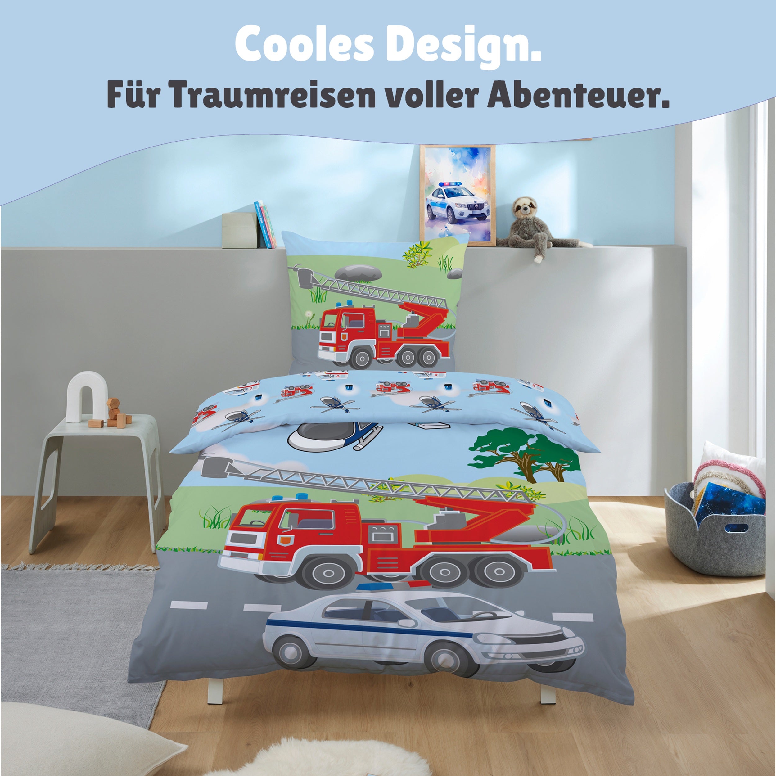 Lieferumfang und Größenangaben der Kinderbettwäsche