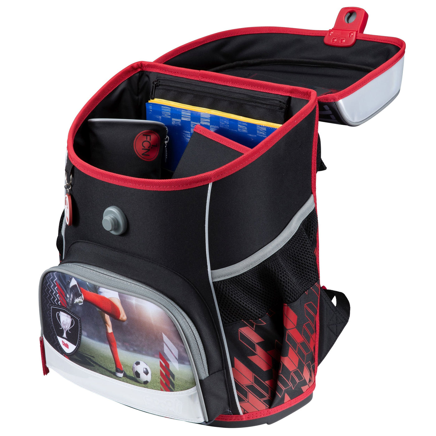 1. FCN Schulranzen 1. bis 4. Klasse Grundschule viel Platz & gute Aufteilung