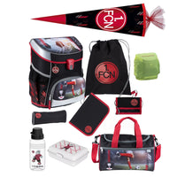 Scooli Schulranzen Fussball 1. FC Nürnberg für Jungen 10-teiliges Set