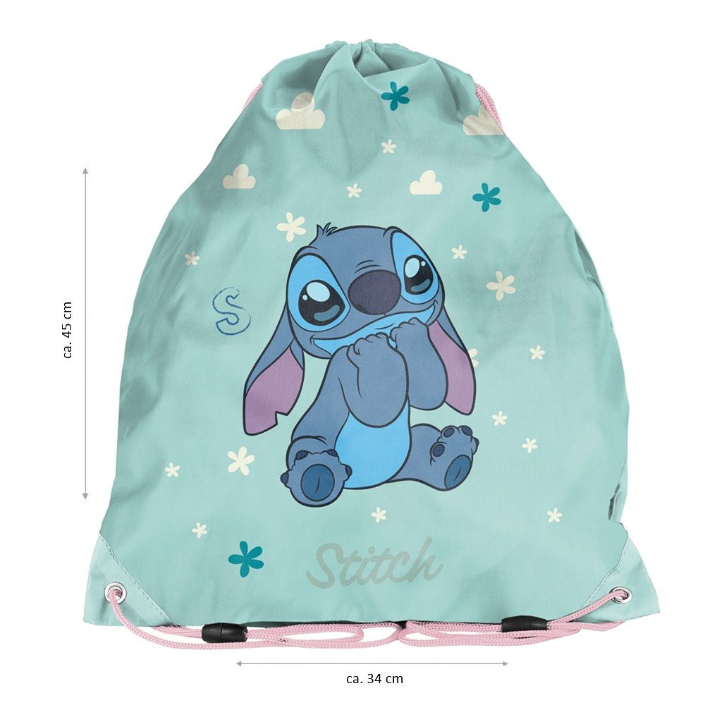 Stitch Turnbeutel Türkis
