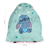 Stitch Turnbeutel Türkis