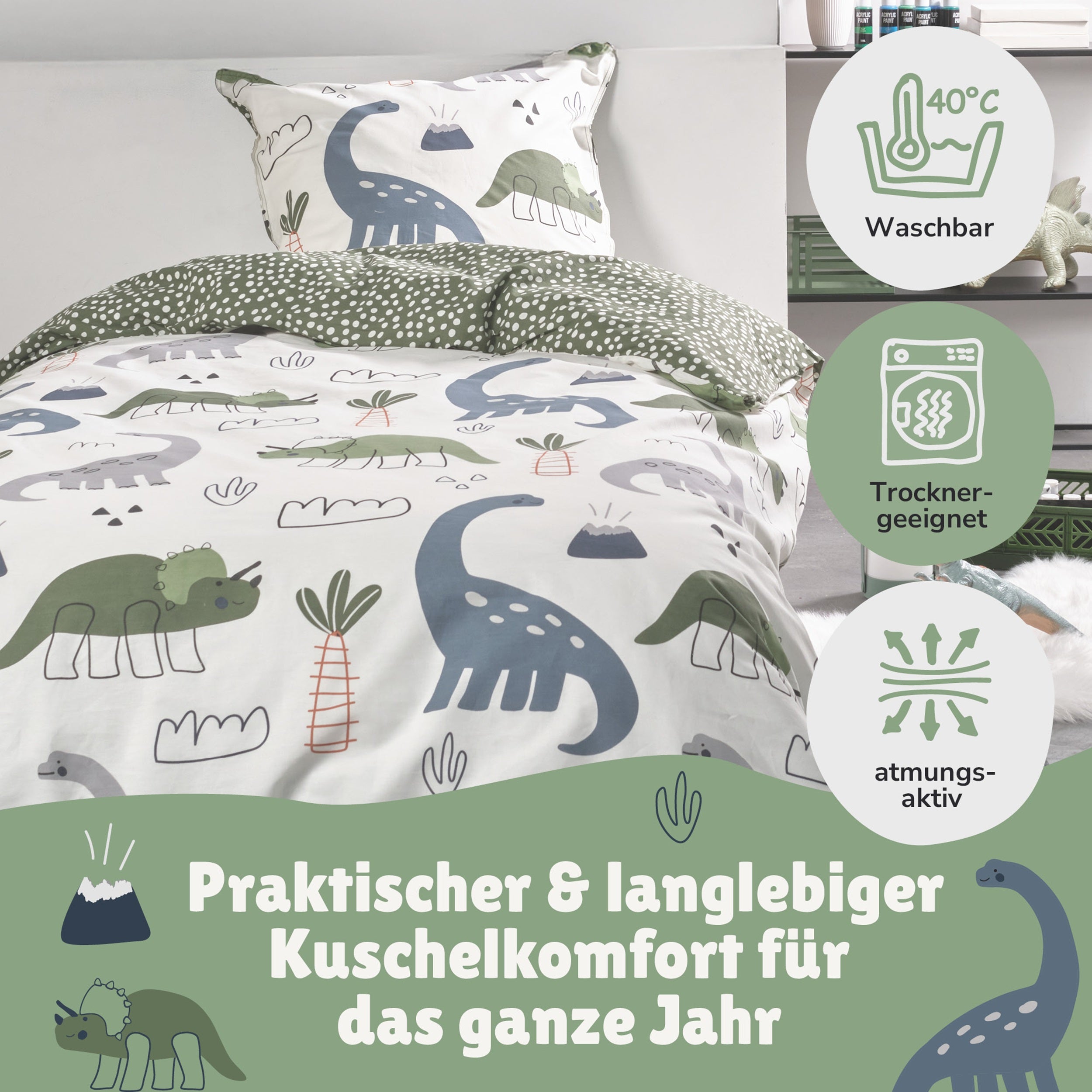 Infotafel Pflege der Bettwäsche