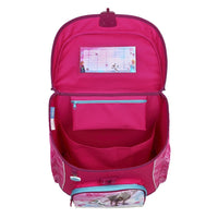 Frozen Tornister mit viel Platz DIN A4 18 Liter Volumen Seitentaschen mit Gummizug