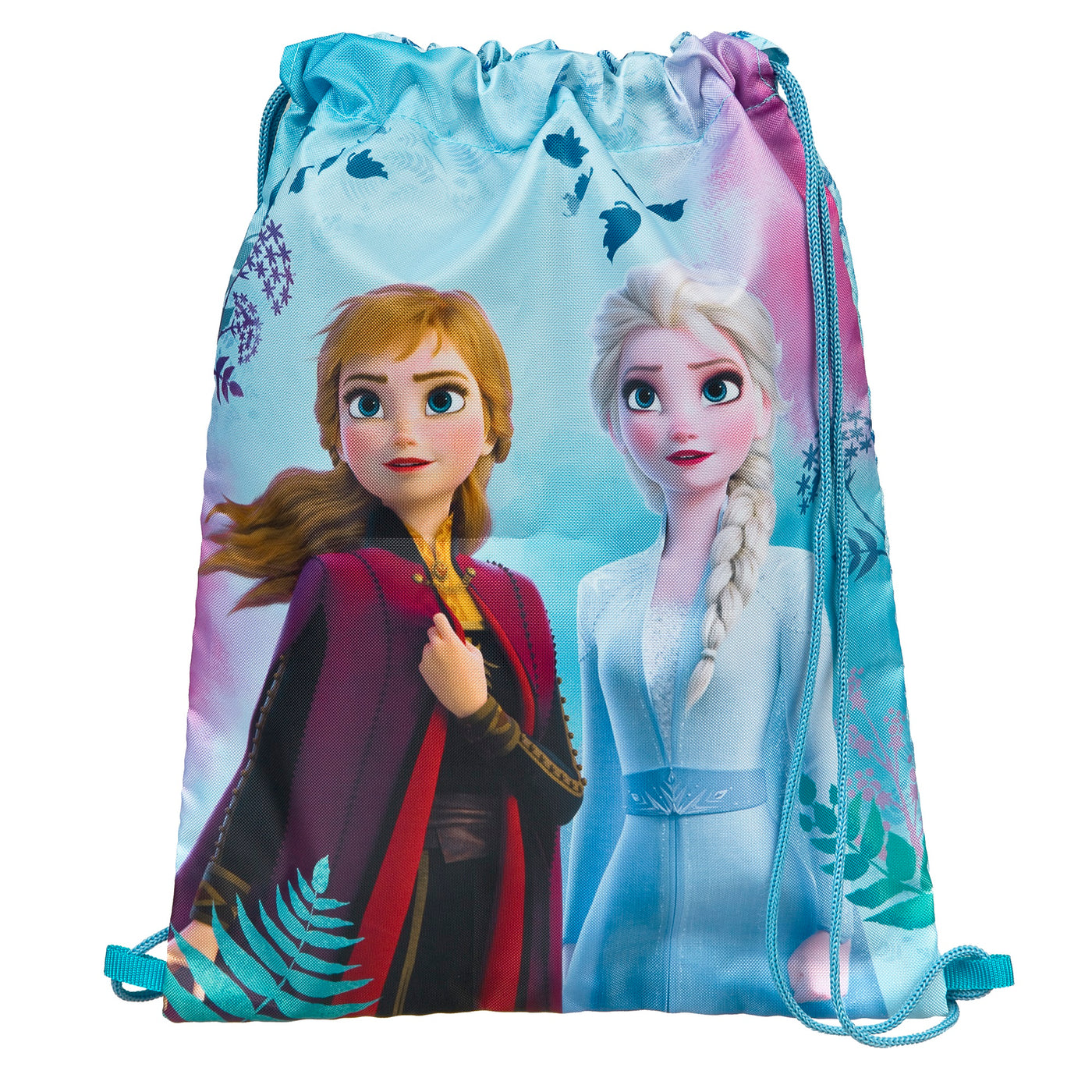 Detailansicht Anna und Elsa auf Turnbeutel