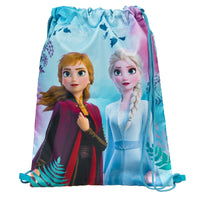 Detailansicht Anna und Elsa auf Turnbeutel