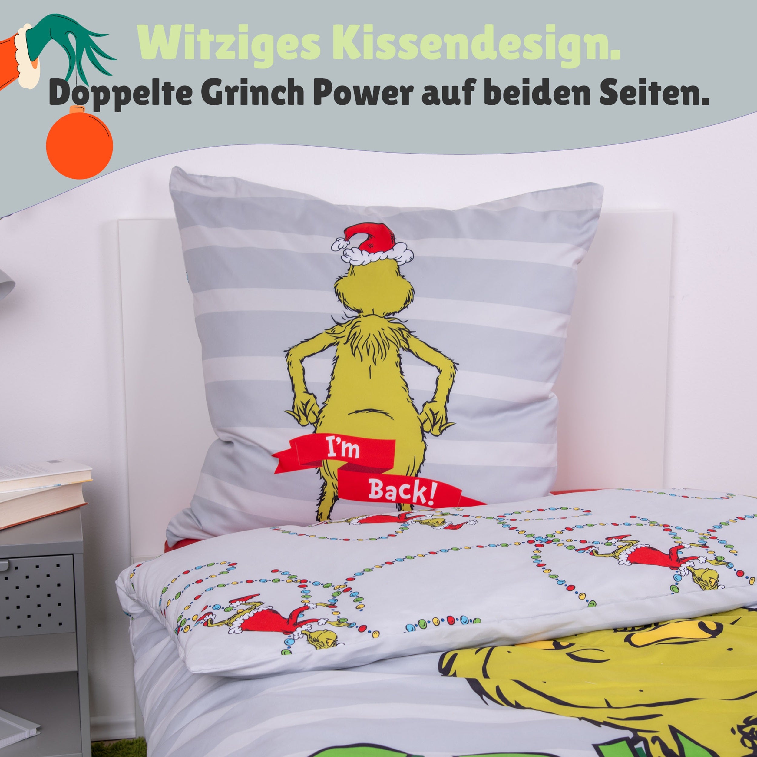  Detailansicht Kissenbezug Wendeseite und Info zum Design 