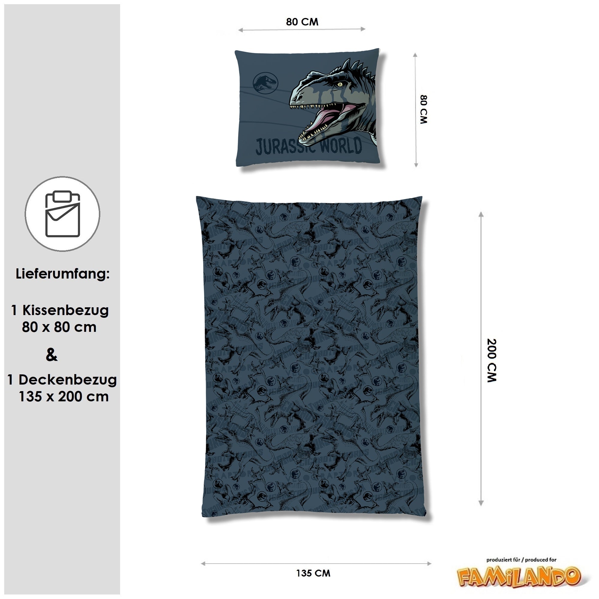 Dino Bettwäsche-Set Winter-Bettwäsche kuschelig Mikrofaser Flanell