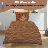 Größe 135x200 80x80 cm und Lieferumfang 2-teiliges Set Harry Potter Microfaser rostrot kupfer 