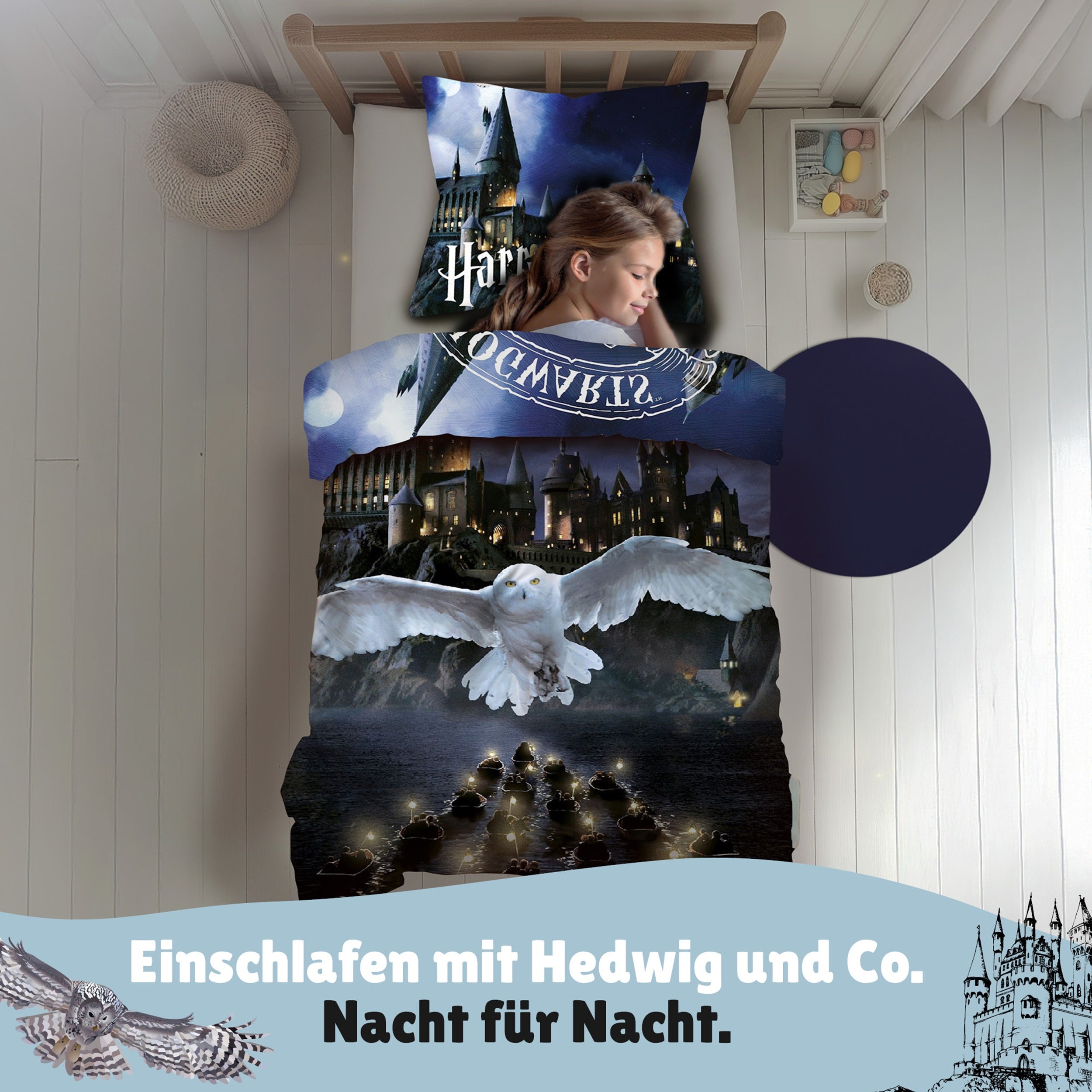 Infos Bettwäsche Waschhinweise mit Reißverschluss aus 100% Baumwolle