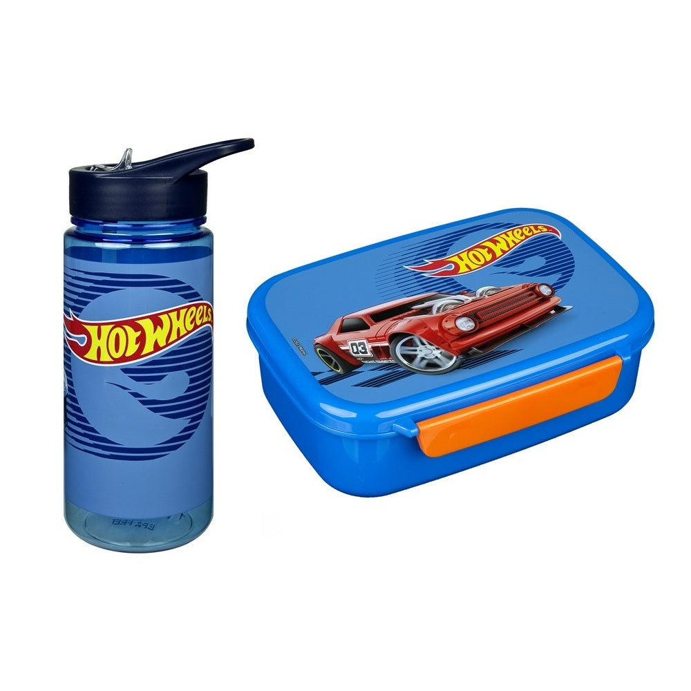 Hot Wheels Brotbox und Trinkflasche im Set