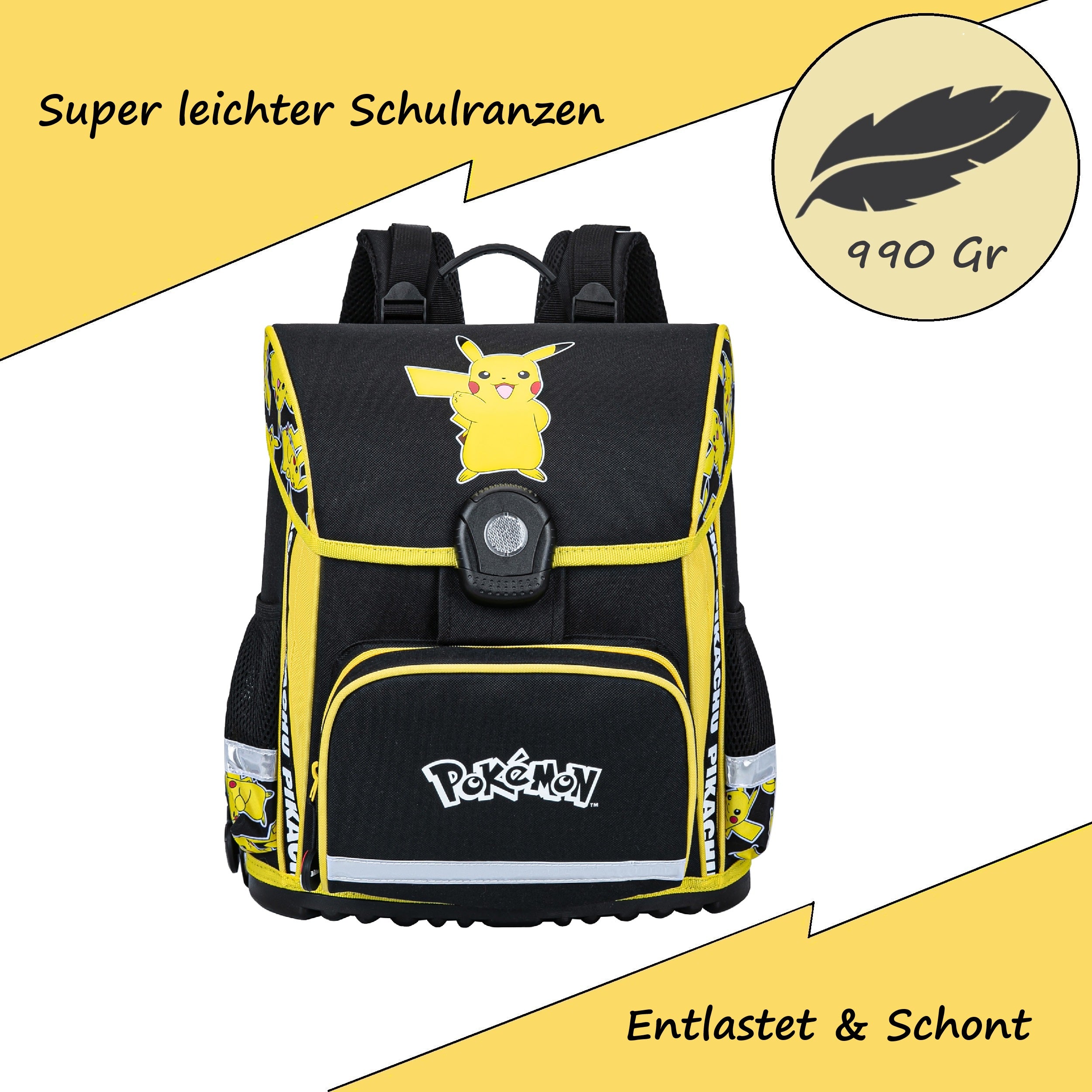 Infotafel Schulranzen Gewicht Gewicht 990 gr