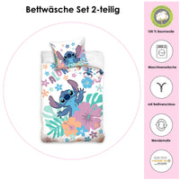 Infotafel Material und Waschhinweise für Bettwäsche Aloha