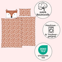 Infotafel 100% Baumwolle & Ökotex + Maschinenwäsche
