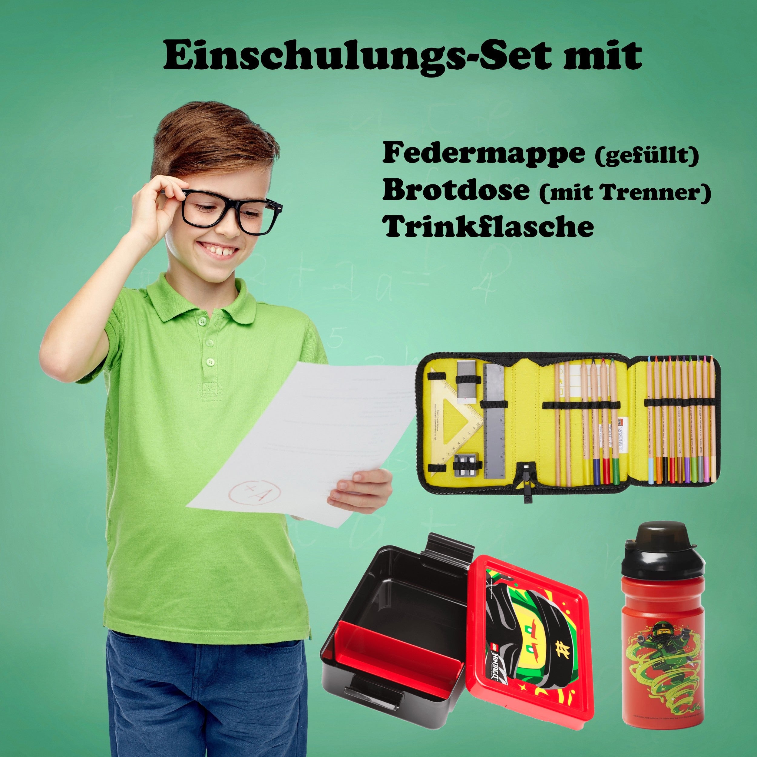 Infotafel Extra-Inhalt 9-teiliges Set: Dose Flasche