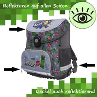 Detailansicht Front schräg mit Info zu den Reflektoren