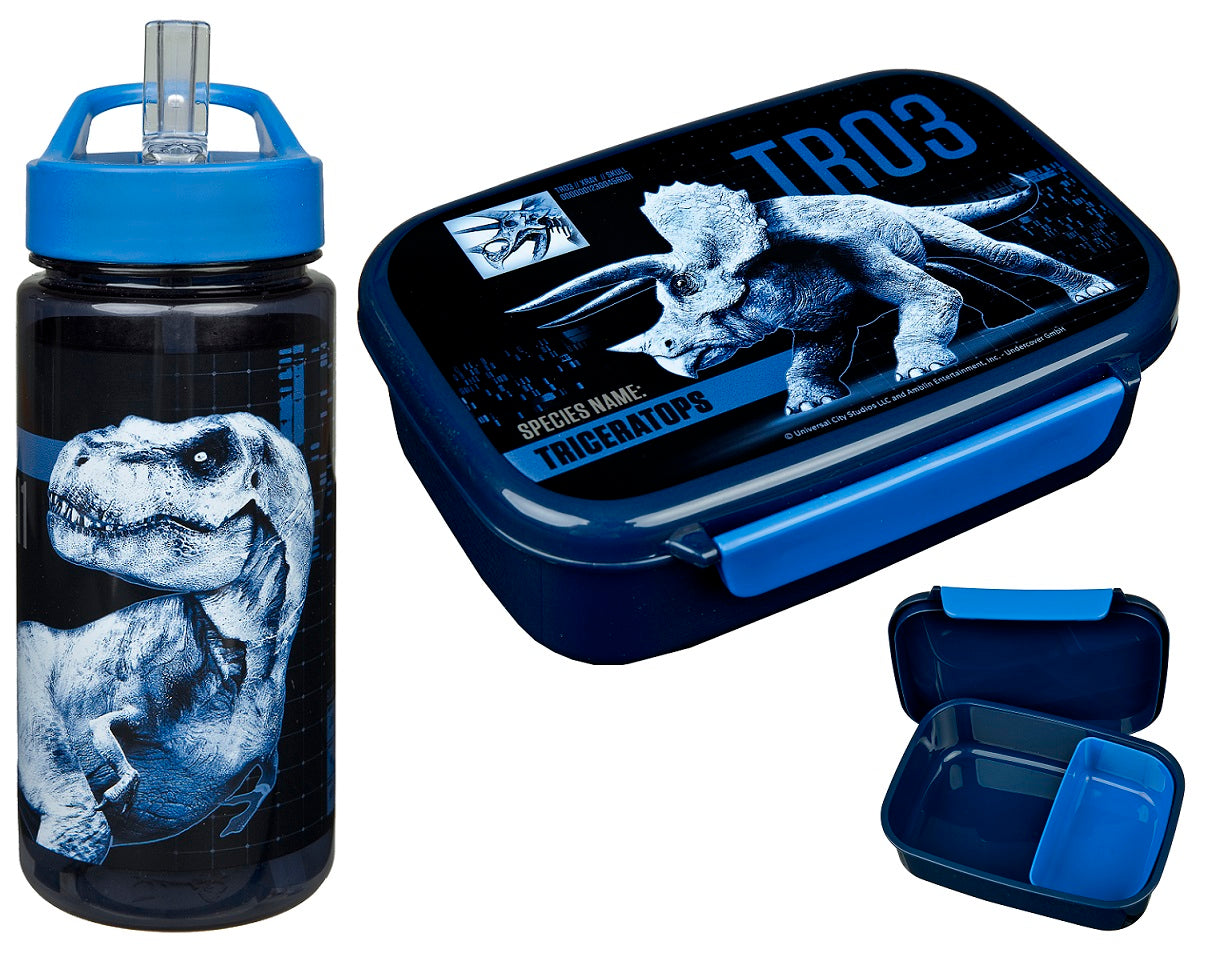 JURASSIC WORLD DINOSAURIER Schulranzen Scooli Campus Fit 9-teiliges Set mit Sporttasche