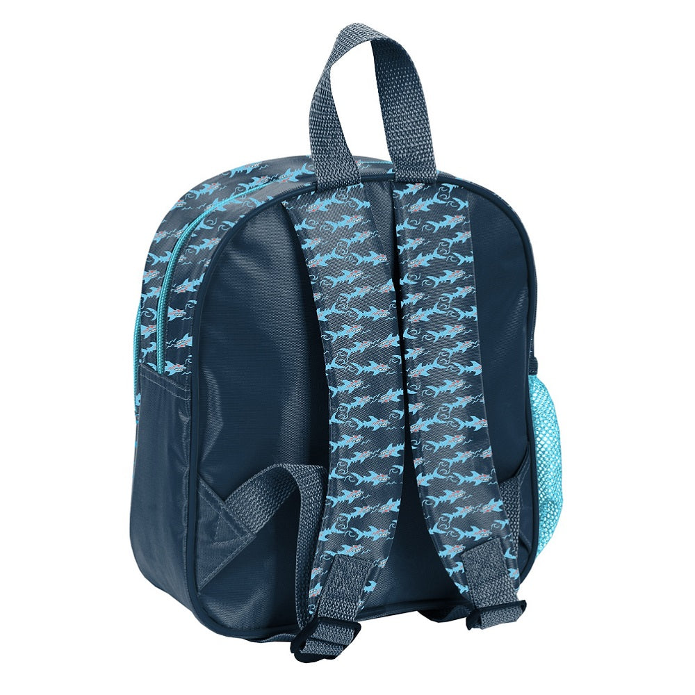 Kindergarten Rucksack Maui & Sons, Hai - Kita Tasche mit Tiermotiv (Set 4-tlg.)