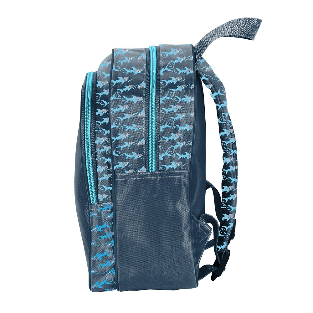Kindergarten Rucksack Maui & Sons, Hai - Kita Tasche mit Tiermotiv (Set 4-tlg.)