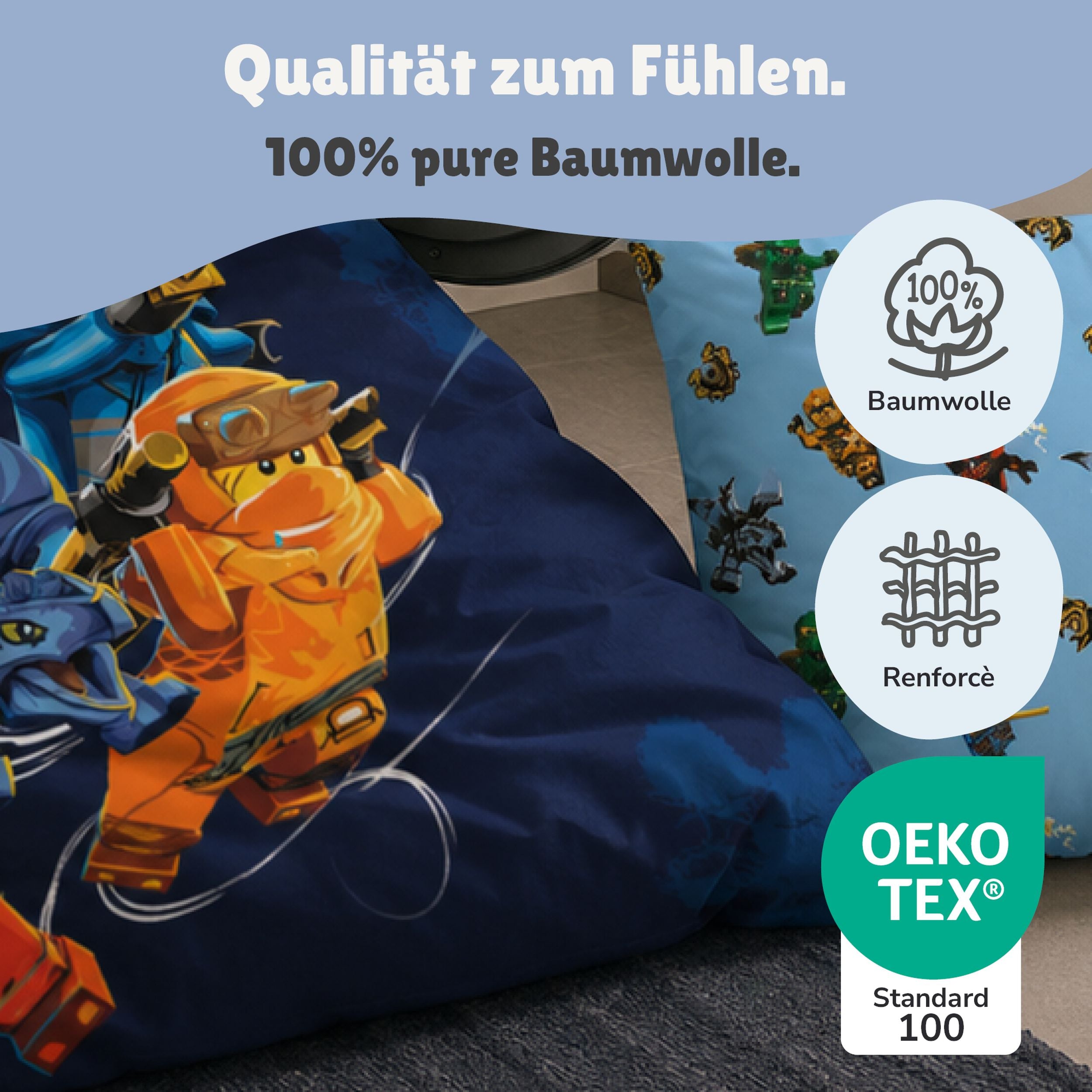 Qualtität 100% Baumwolle Öko Tex qualifiziert