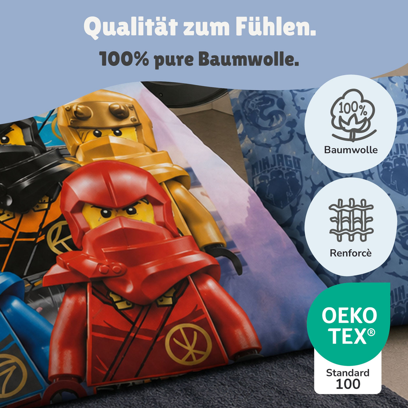 Qualtität 100% Baumwolle Öko Tex qualifiziert