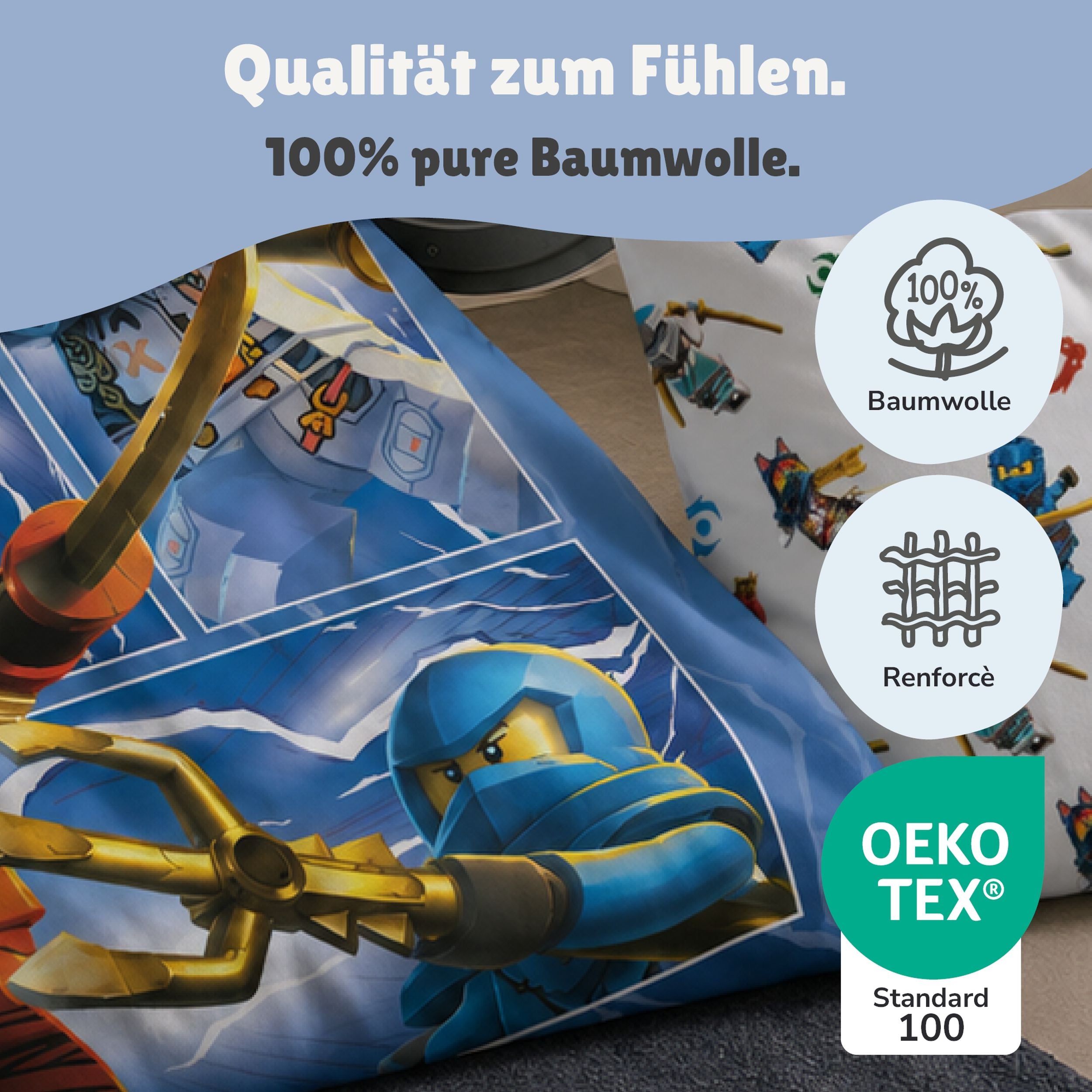 Qualtität 100% Baumwolle Öko Tex qualifiziert