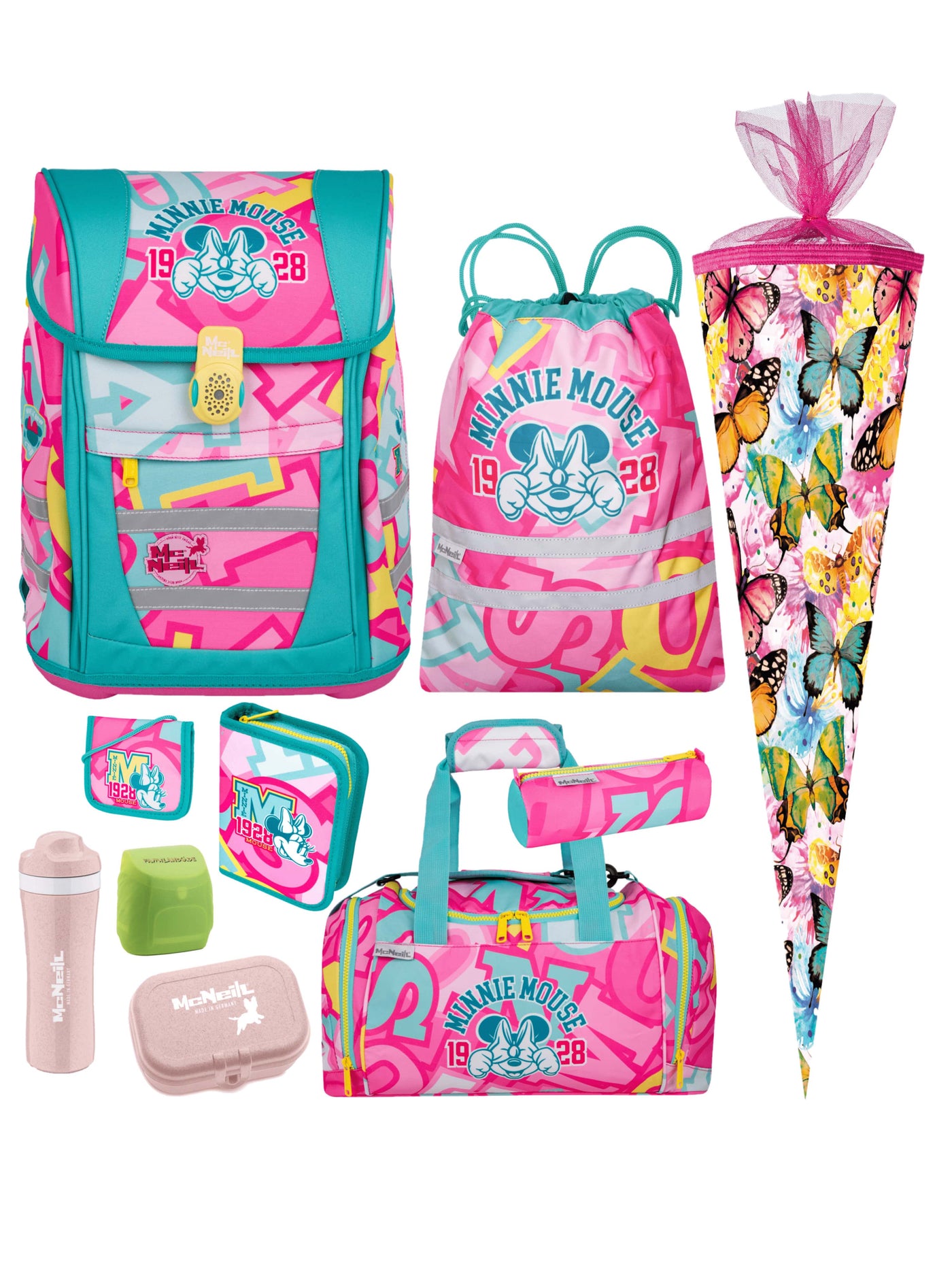 McNeill Schulranzen 1. Klasse Teneris Disney Edition Minnie Maus