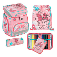 Disney Minnie Mouse Schulranzen Scooli Schultasche für Mädchen 1. Klasse