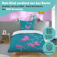 Infotafel Qualität der Bettwäsche aus 100% Baumwolle