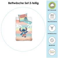 Infotafel Material und Waschhinweise für Bettwäsche Aloha